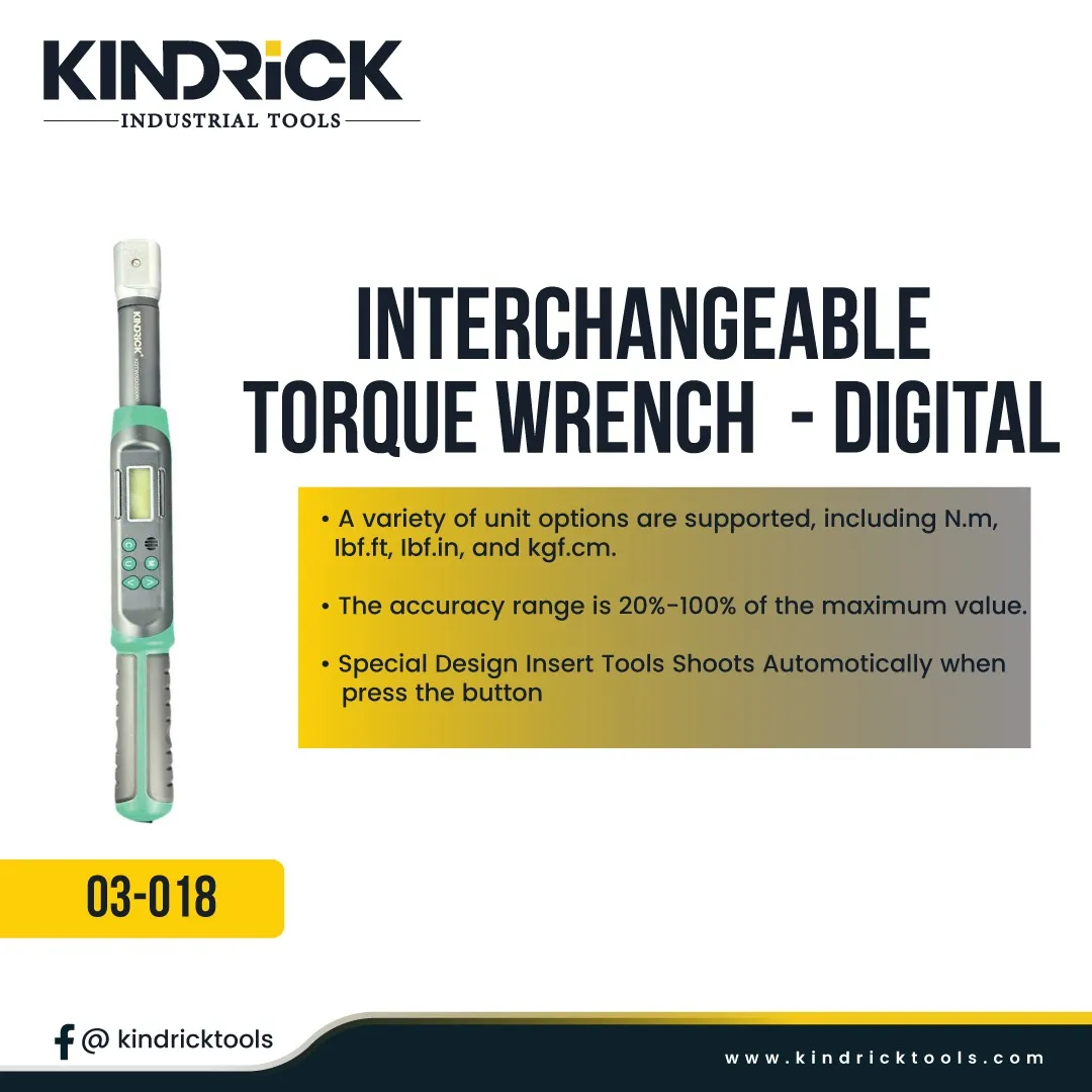 Interchangeable Torque Wrench Digital Supplier in Dubai