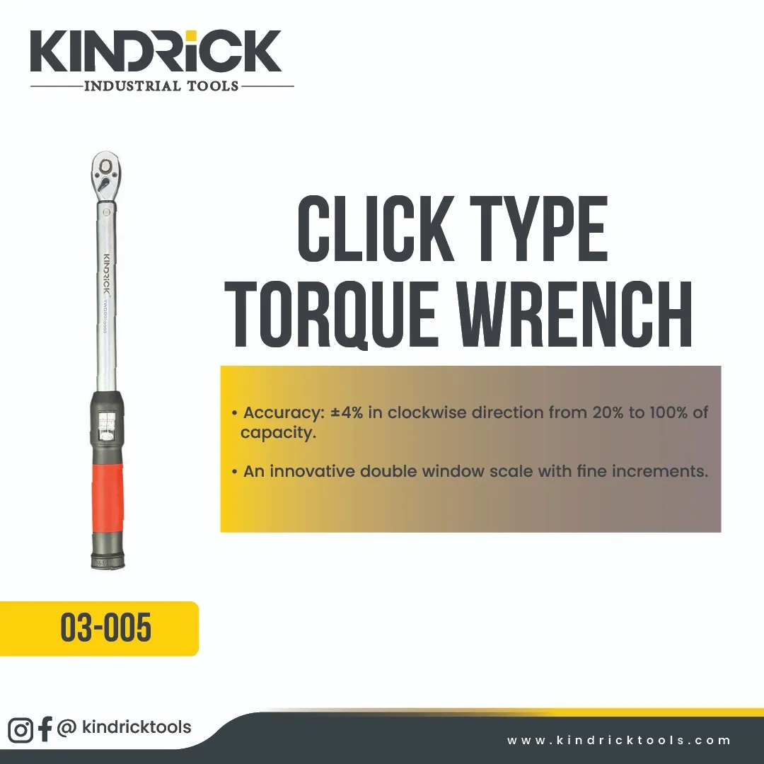 Torque Wrench - Double Window Scale Click Type Supplier in Dubai